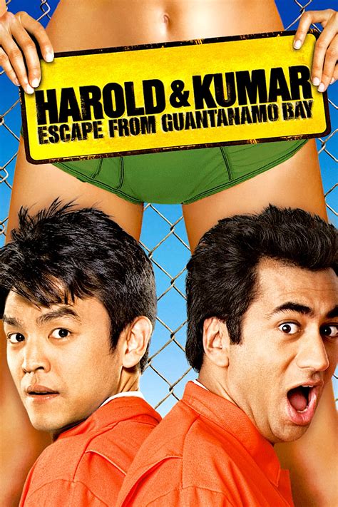 Harold & Kumar Escape from Guantanamo Bay is the 2008 film sequel to the 2004 film, Harold & Kumar Go to White Castle. John Cho and Kal Penn reprise their roles as the eponymous stoner duo, along with Paula GarcÃ©s as Harold's love interest, Maria. Genre: Adventure, Comedy, Romance. Stars: John Cho, Kal Penn, Rob Corddry, Jack Conley.